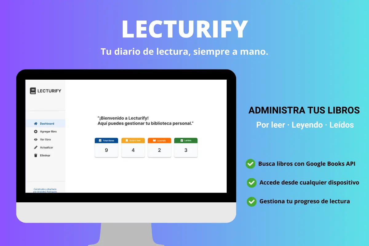 Banner de Lecturify